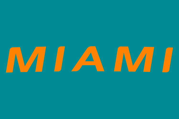 Miami Dolphins 2013-Pres Wordmark Logo iron on transfers for fabric